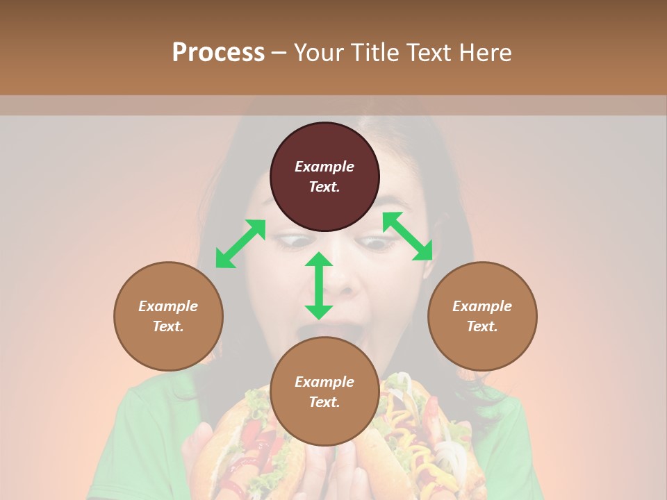 Junk Yellow Smile PowerPoint Template