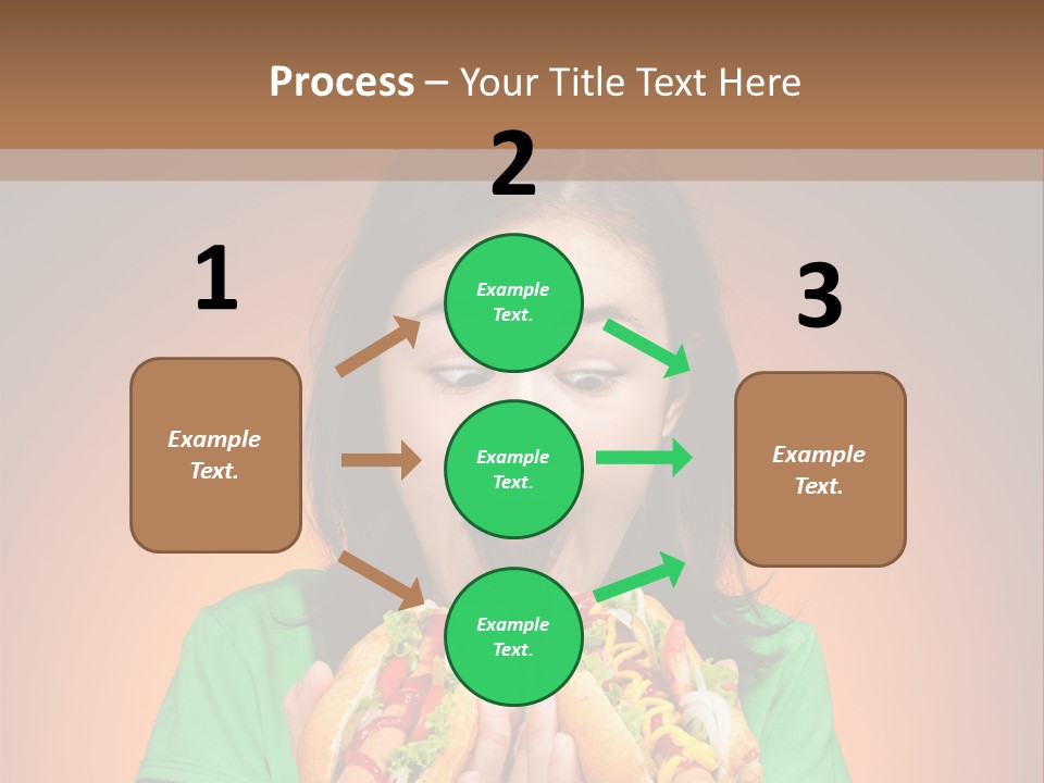 Junk Yellow Smile PowerPoint Template