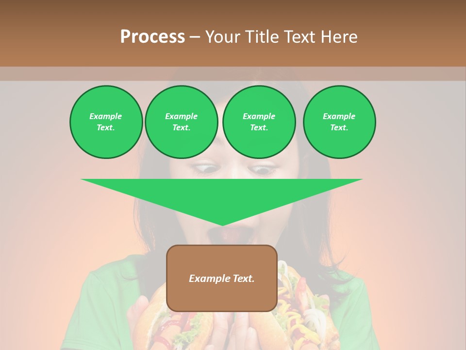 Junk Yellow Smile PowerPoint Template