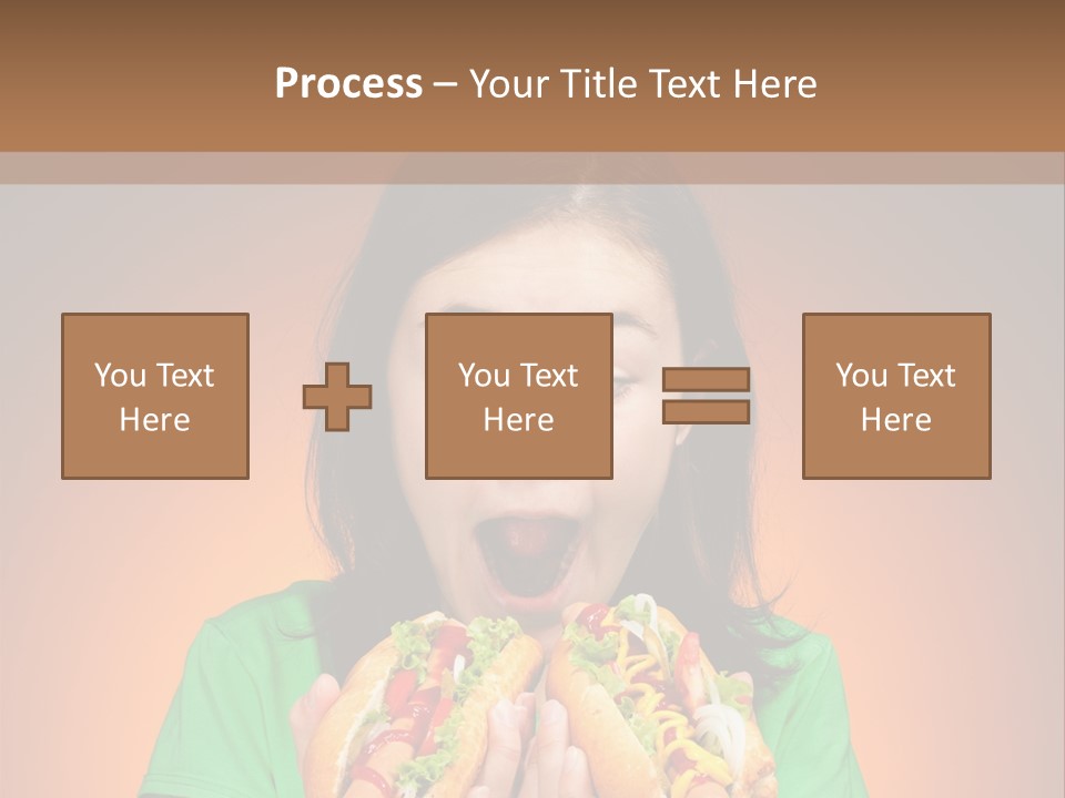 Junk Yellow Smile PowerPoint Template
