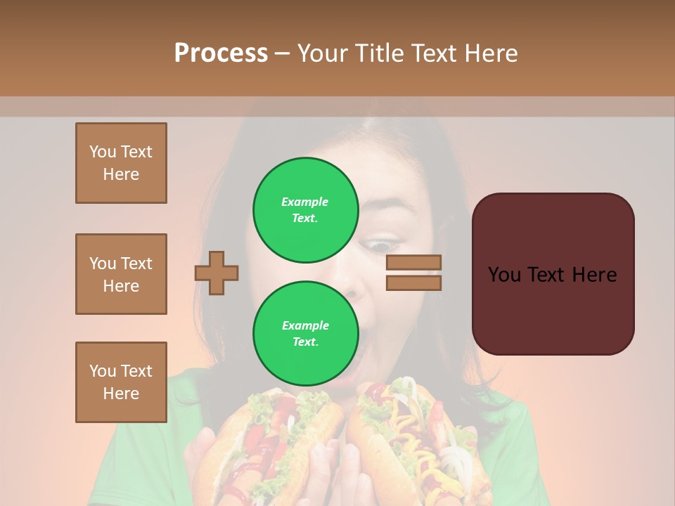 Junk Yellow Smile PowerPoint Template