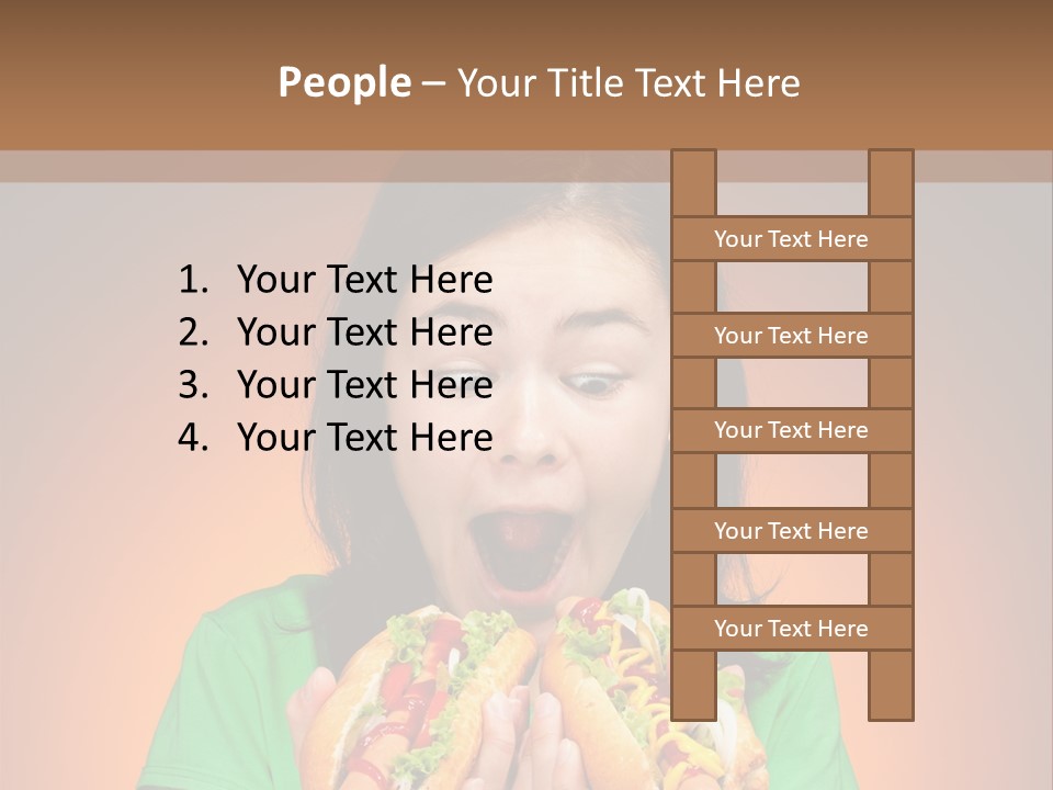 Junk Yellow Smile PowerPoint Template