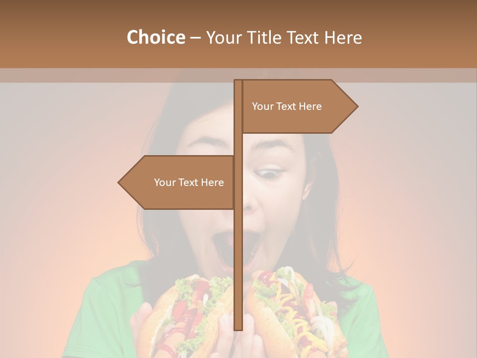 Junk Yellow Smile PowerPoint Template