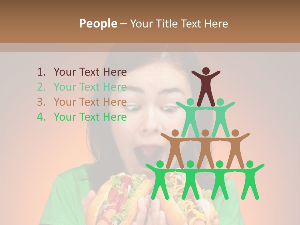 Junk Yellow Smile PowerPoint Template