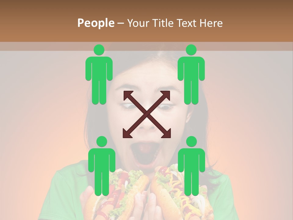 Junk Yellow Smile PowerPoint Template