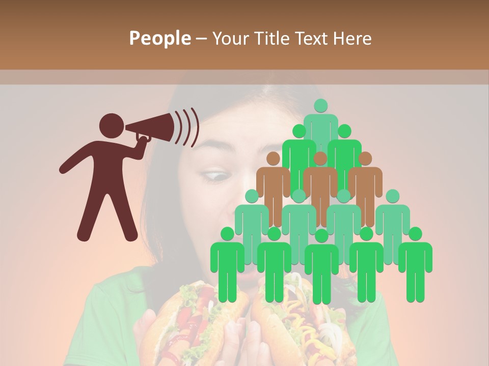 Junk Yellow Smile PowerPoint Template