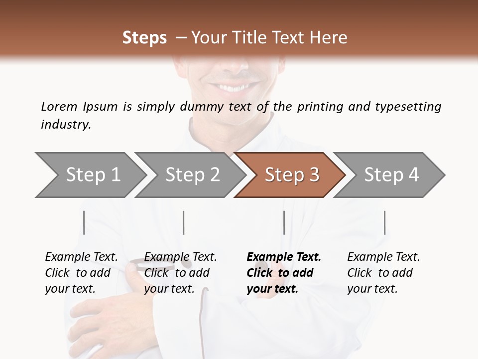Cook Culinary Boy PowerPoint Template