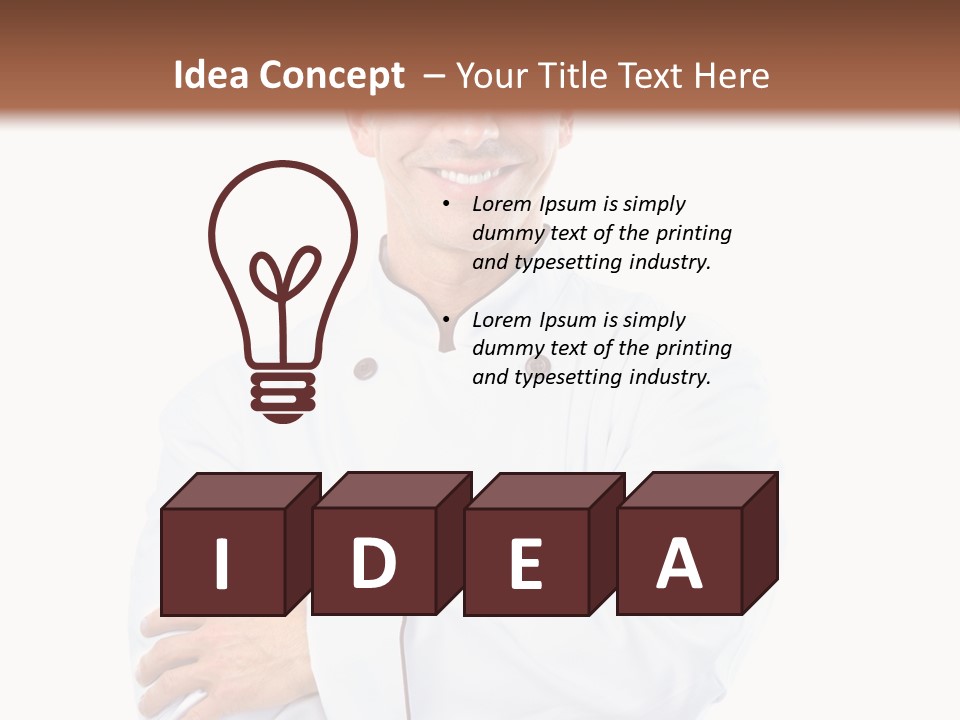 Cook Culinary Boy PowerPoint Template