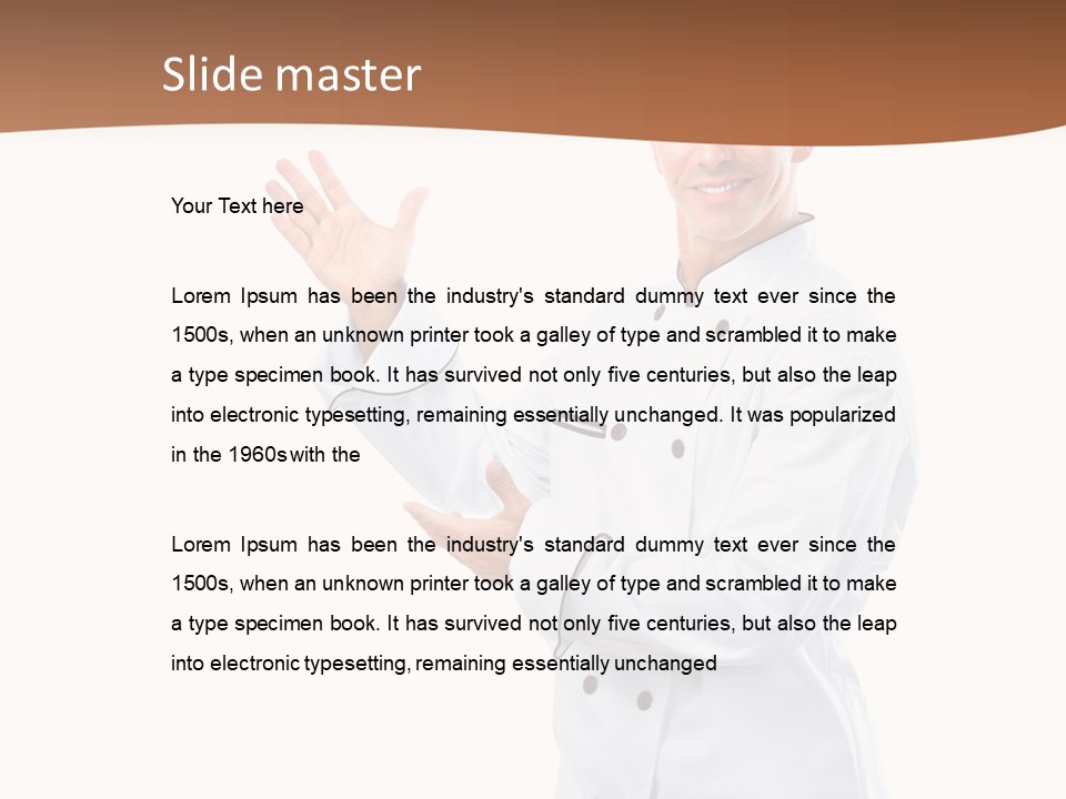 S Boy Uniform PowerPoint Template