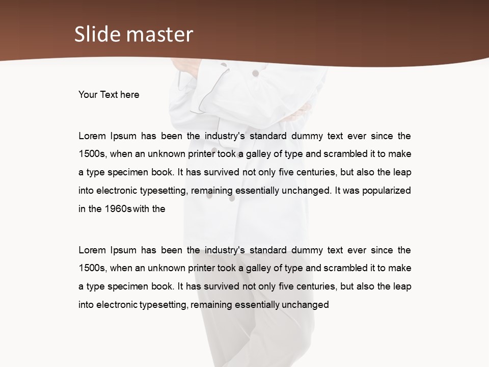 Uniform Human  PowerPoint Template