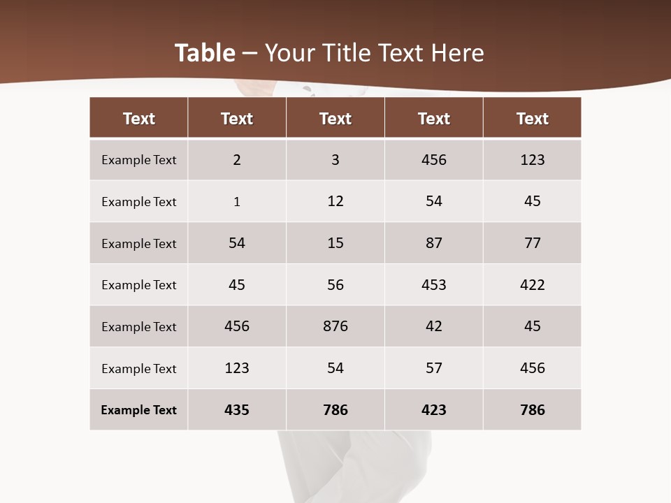 Uniform Human  PowerPoint Template