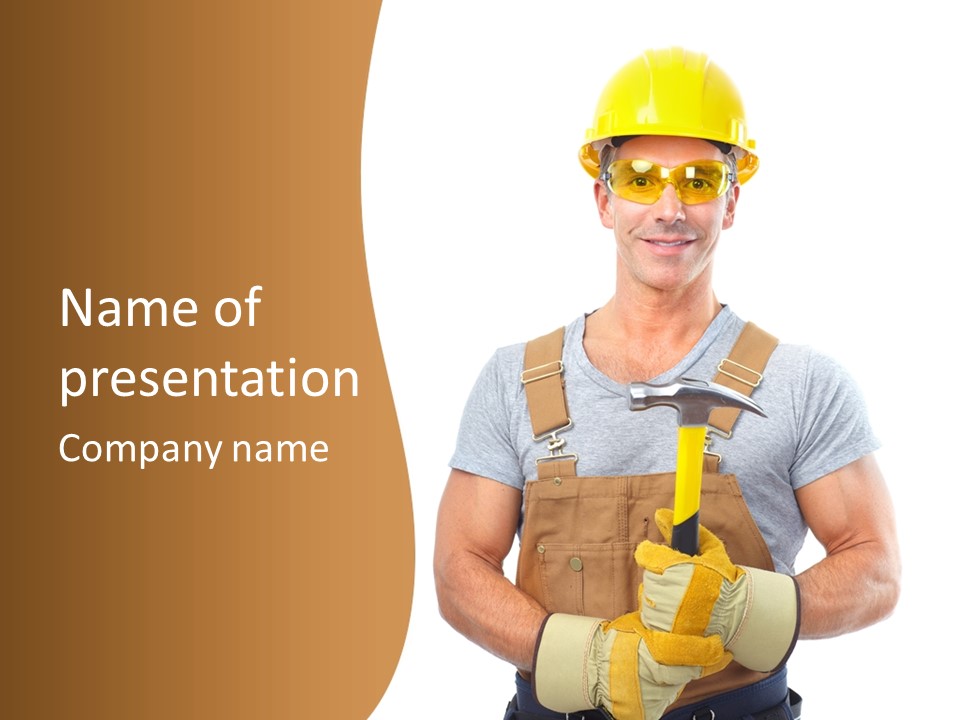 Human Man Profession PowerPoint Template