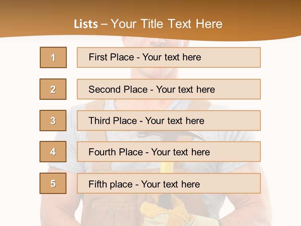 Human Man Profession PowerPoint Template