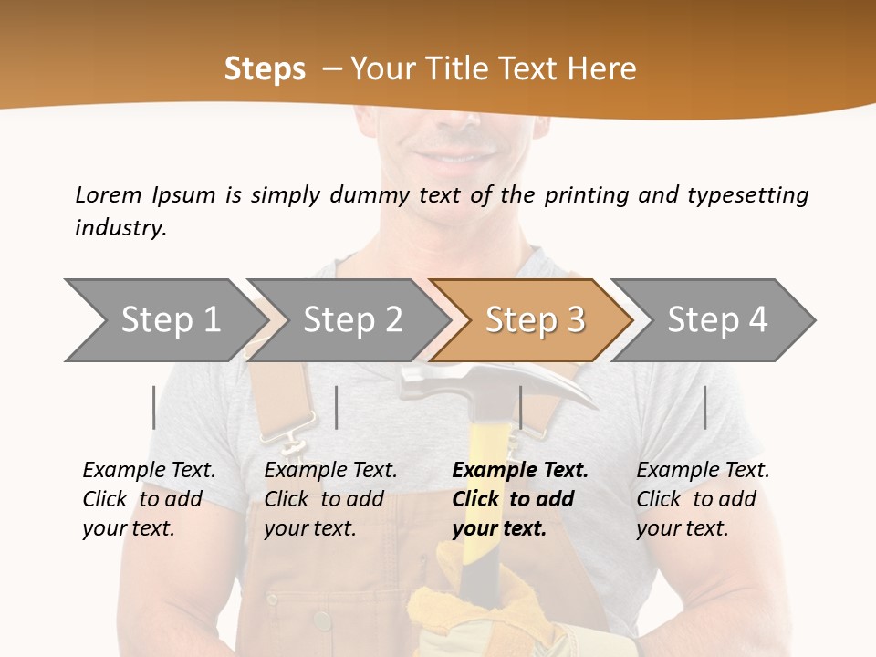 Human Man Profession PowerPoint Template