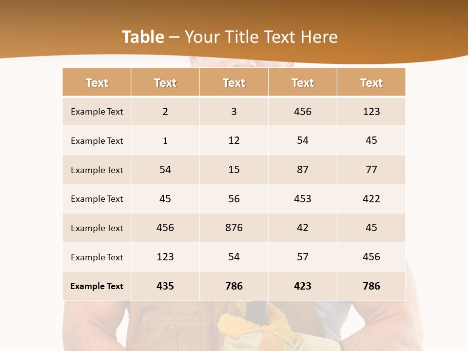Human Man Profession PowerPoint Template