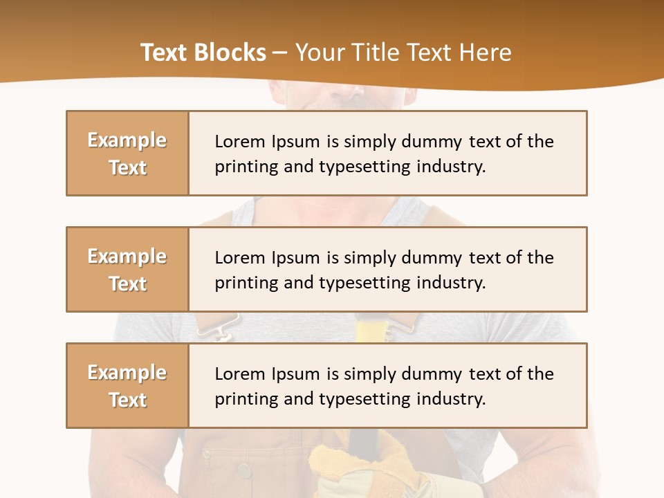 Human Man Profession PowerPoint Template