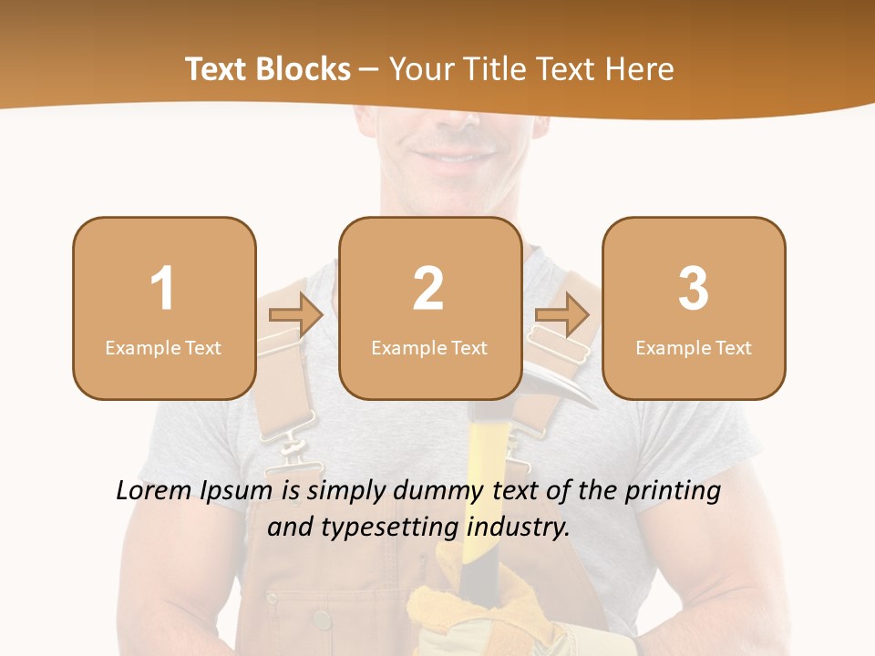Human Man Profession PowerPoint Template