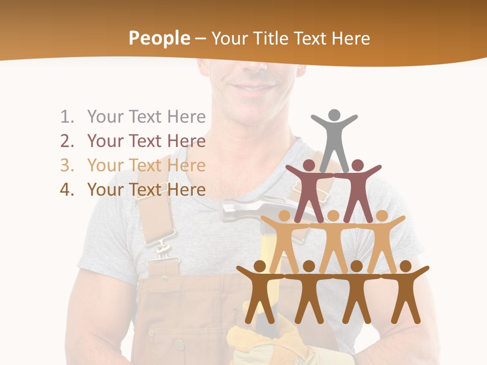 Human Man Profession PowerPoint Template