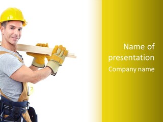 Labor Entrepreneur Profession PowerPoint Template