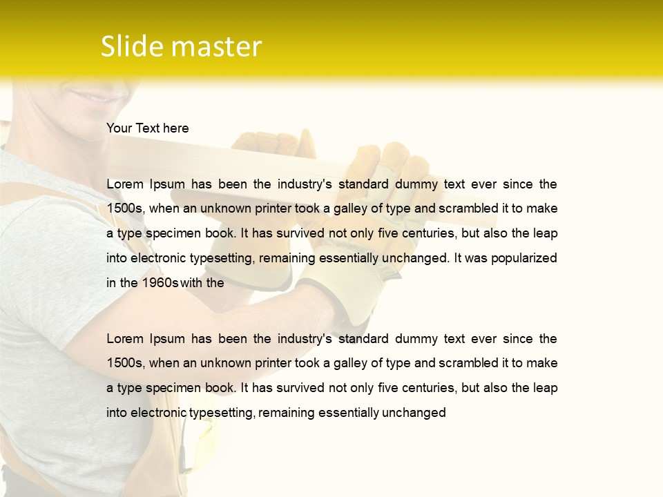 Labor Entrepreneur Profession PowerPoint Template