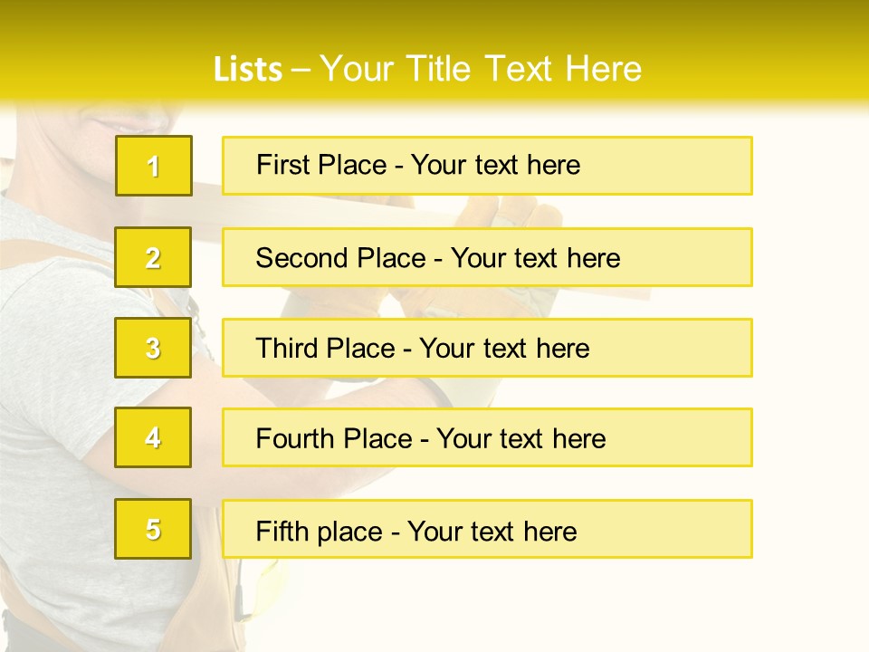 Labor Entrepreneur Profession PowerPoint Template