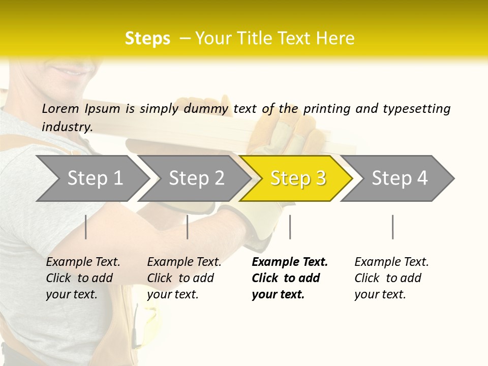 Labor Entrepreneur Profession PowerPoint Template