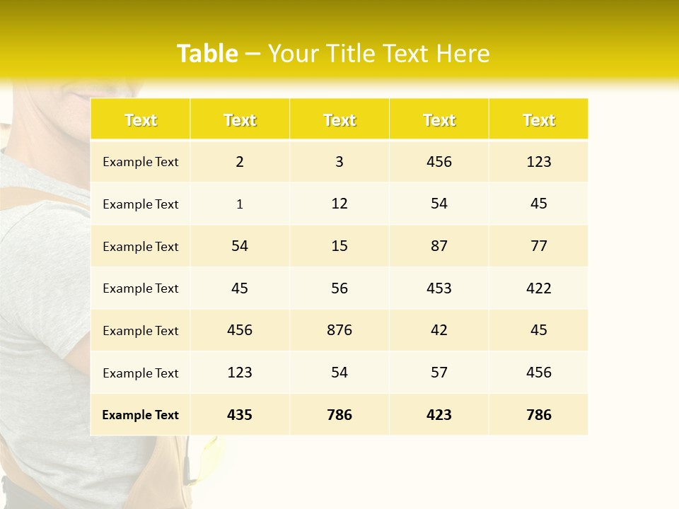 Labor Entrepreneur Profession PowerPoint Template