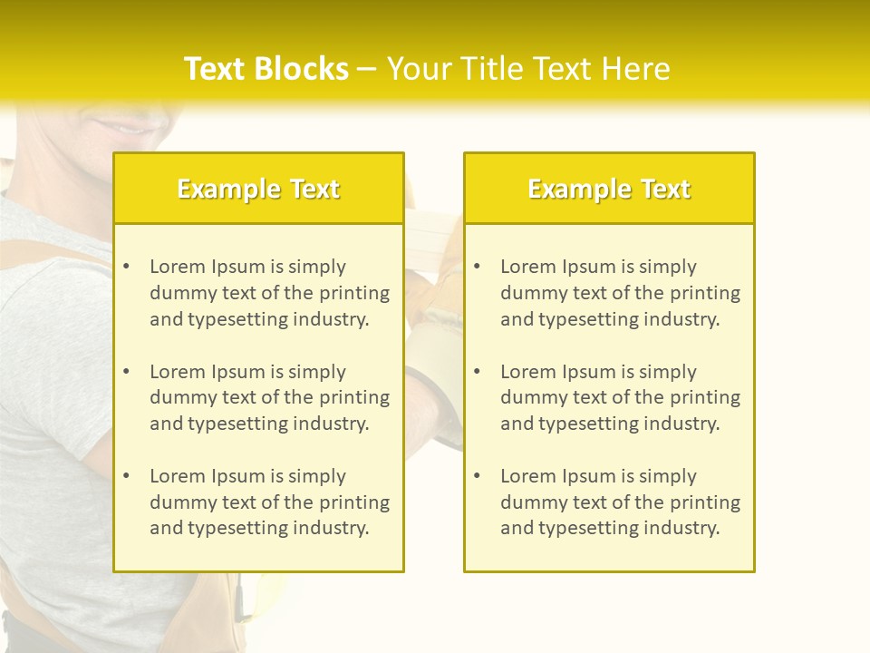 Labor Entrepreneur Profession PowerPoint Template