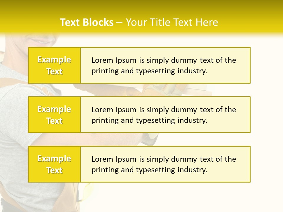 Labor Entrepreneur Profession PowerPoint Template