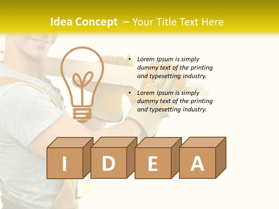 Labor Entrepreneur Profession PowerPoint Template