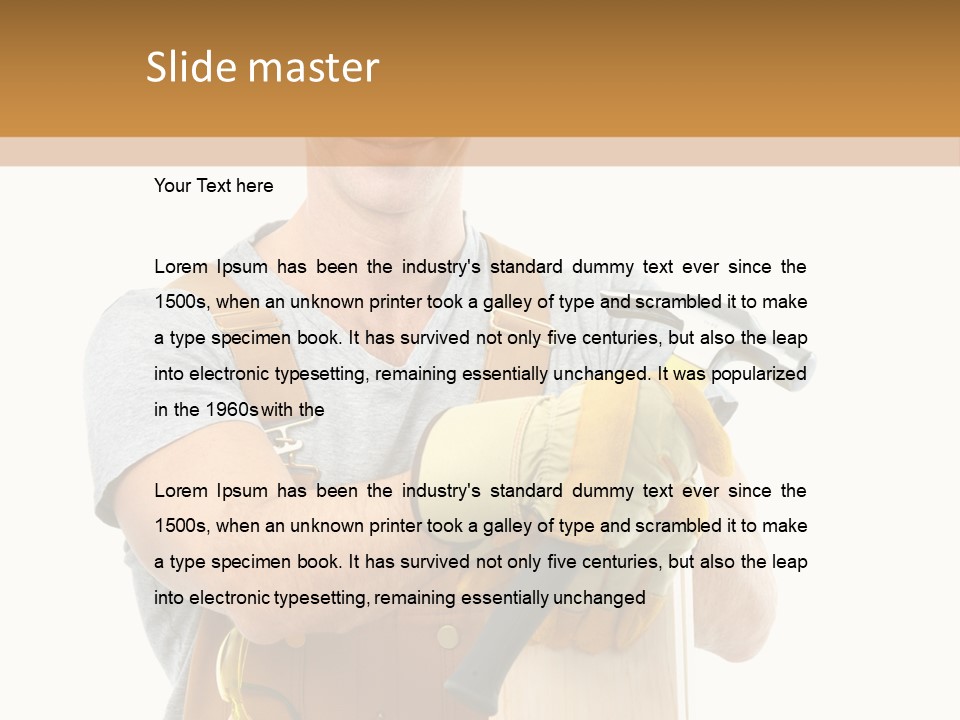 Job Wire Human PowerPoint Template