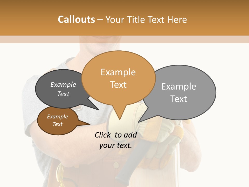 Job Wire Human PowerPoint Template
