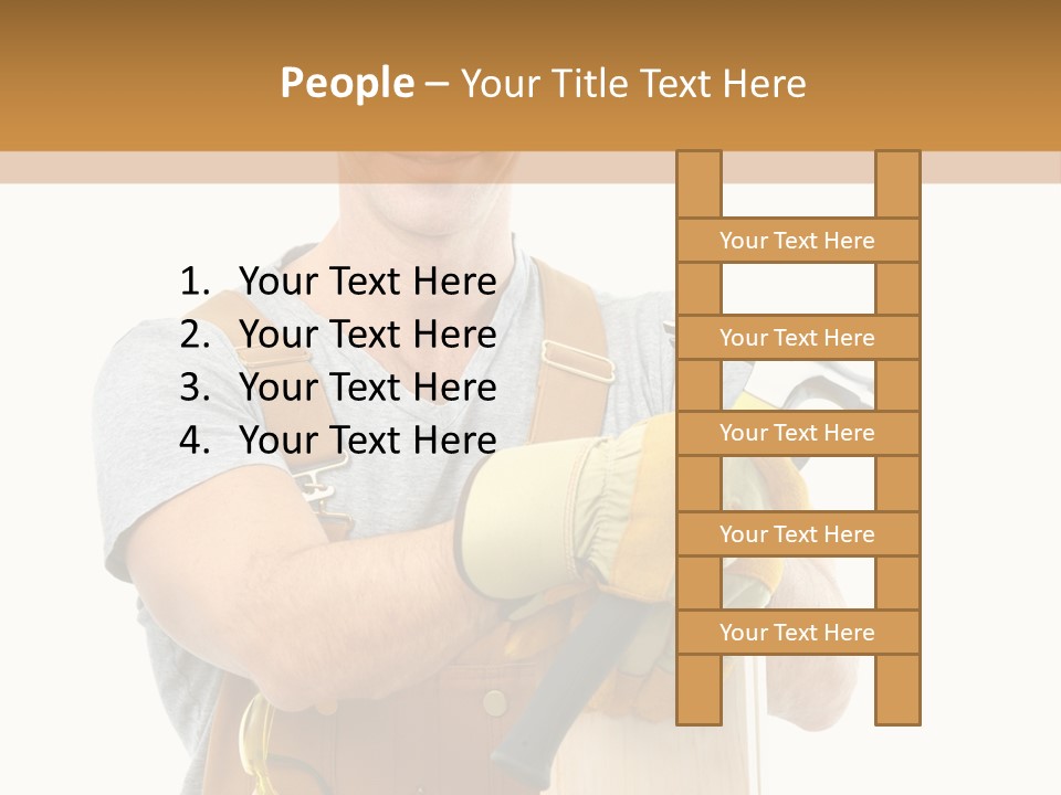 Job Wire Human PowerPoint Template