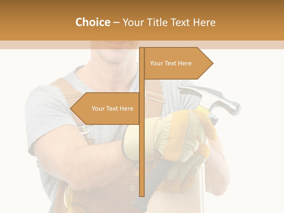 Job Wire Human PowerPoint Template