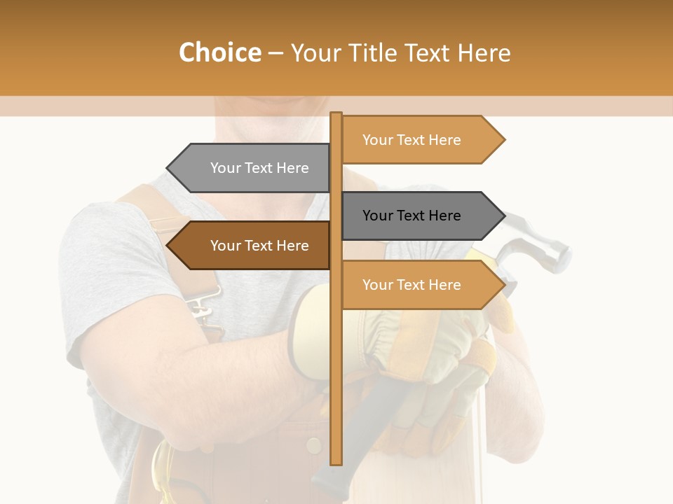 Job Wire Human PowerPoint Template