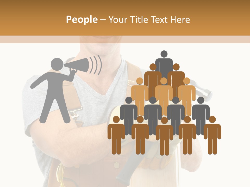 Job Wire Human PowerPoint Template