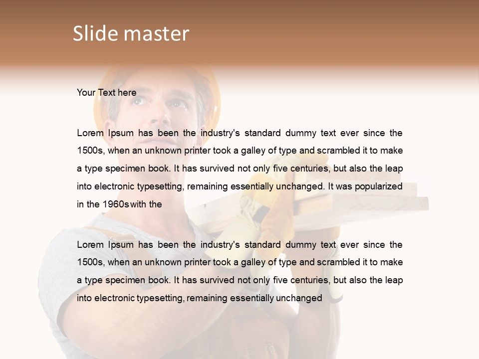 Corporate Suit Wire PowerPoint Template