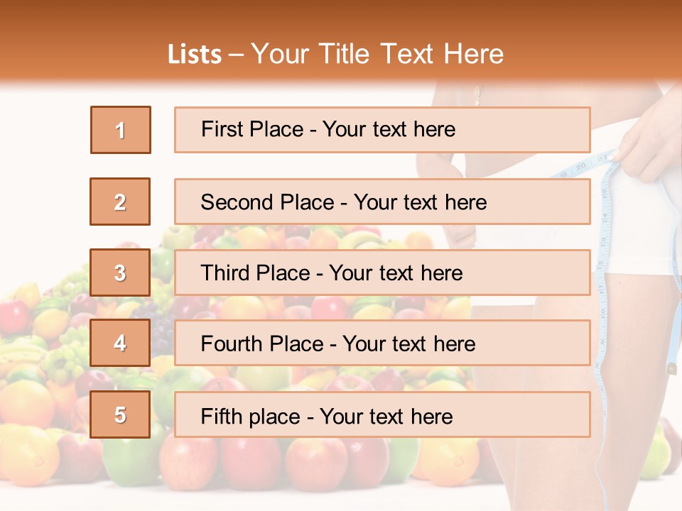 Beauty Health Tape PowerPoint Template