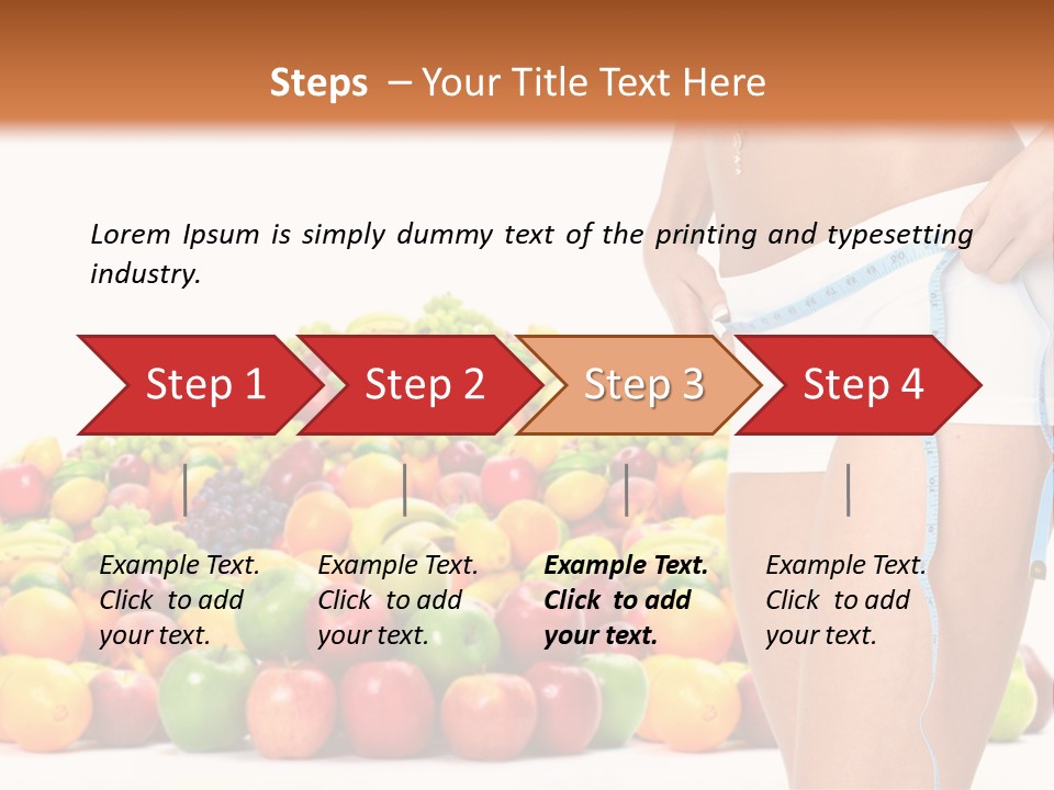 Beauty Health Tape PowerPoint Template