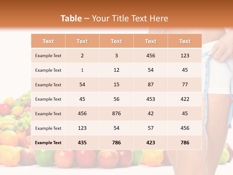 Beauty Health Tape PowerPoint Template