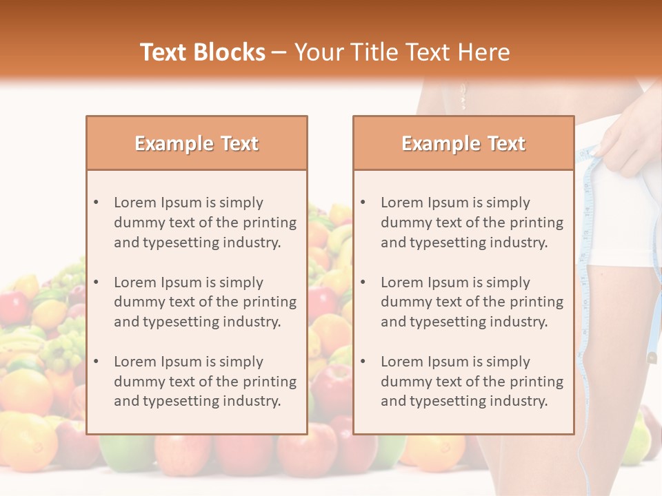 Beauty Health Tape PowerPoint Template