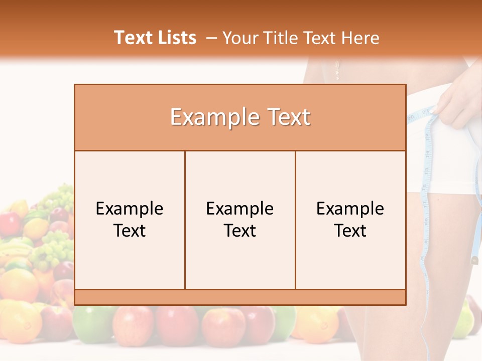 Beauty Health Tape PowerPoint Template