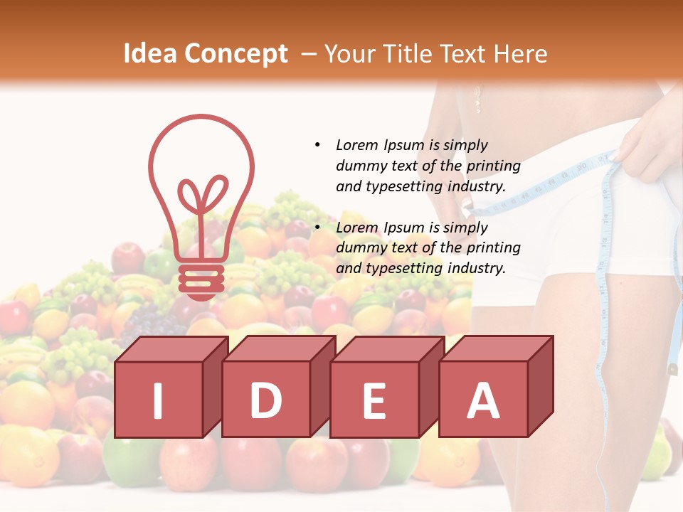 Beauty Health Tape PowerPoint Template