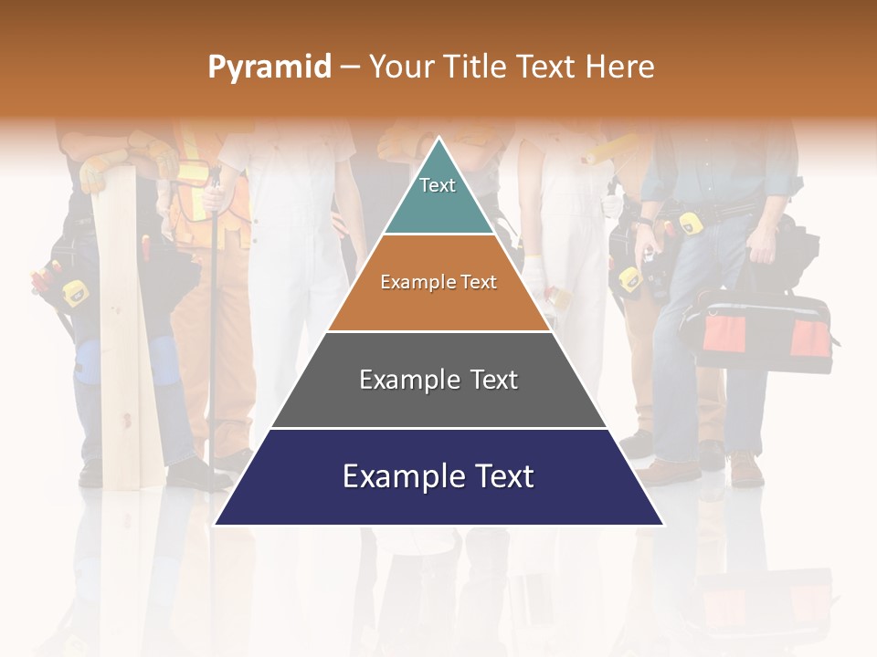 Isolated Staff Contractor PowerPoint Template