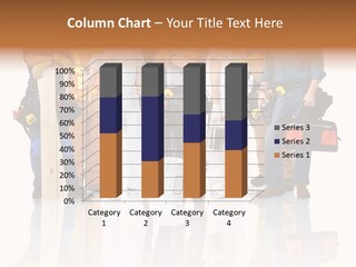 Isolated Staff Contractor PowerPoint Template