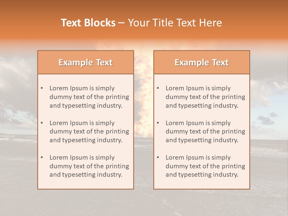 Dynamic Fire Blaze PowerPoint Template