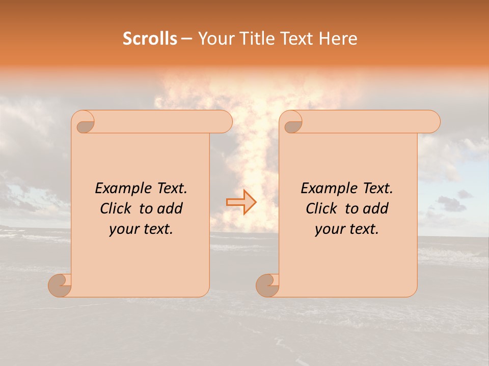 Dynamic Fire Blaze PowerPoint Template