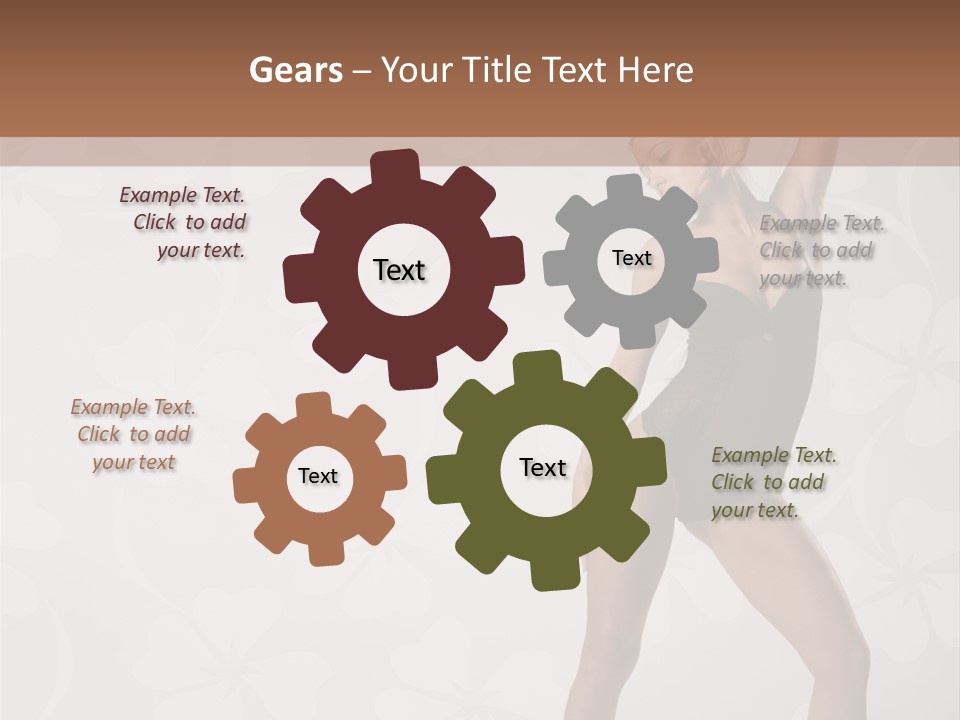 Elegance Romantic Pretty PowerPoint Template