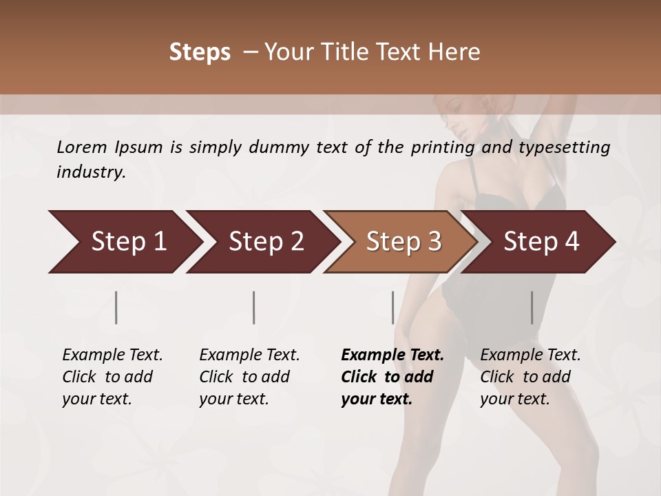Elegance Romantic Pretty PowerPoint Template