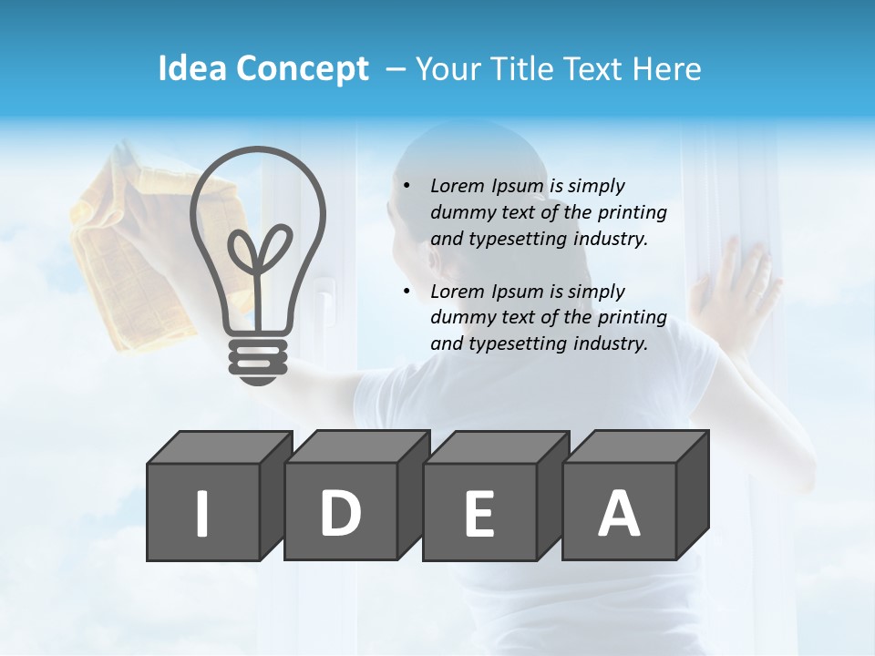 Frame Housework Occupation PowerPoint Template